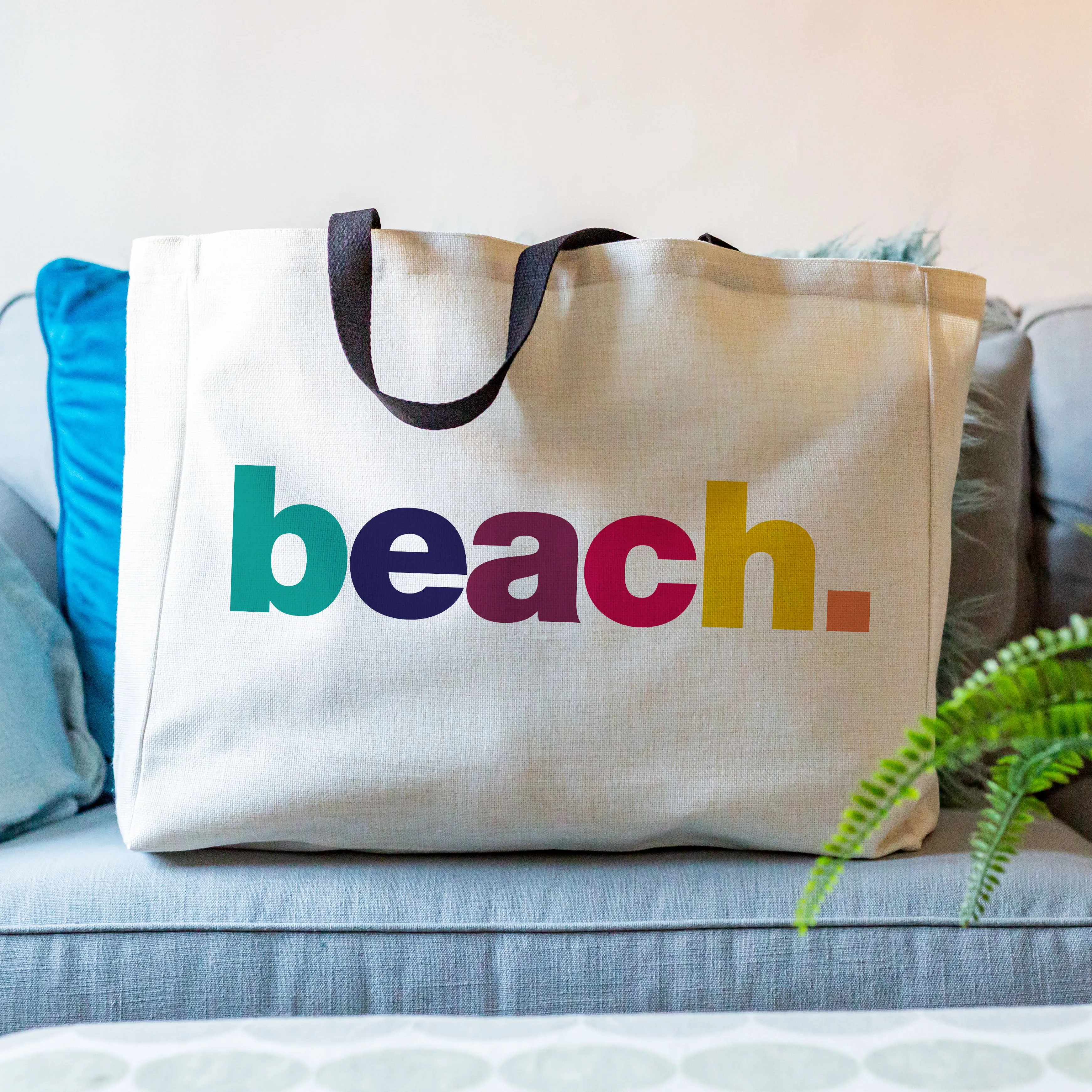 Beach Large Tote Bag