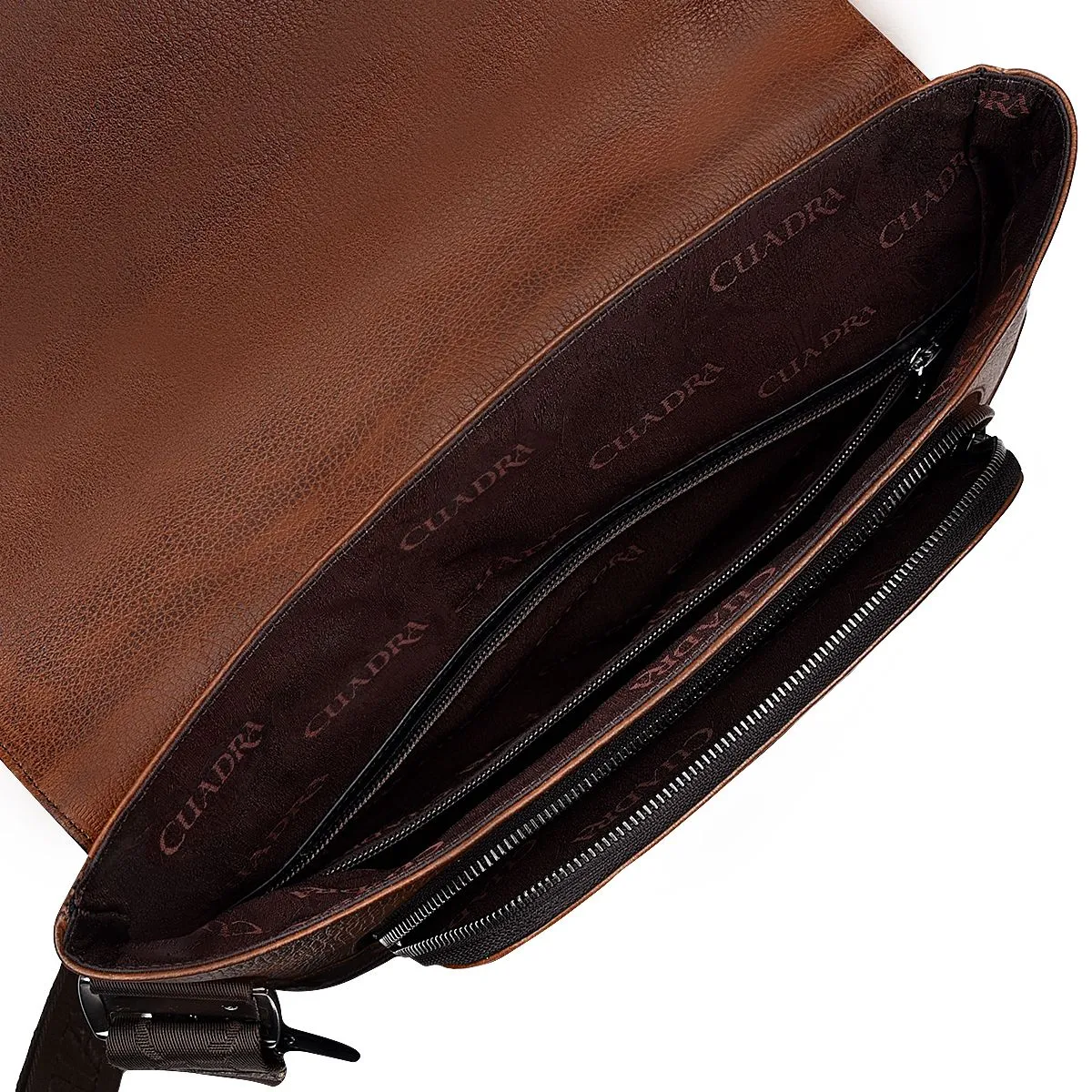 BOC08TI - Cuadra chocolate shark casual crossbody messenger for men / women