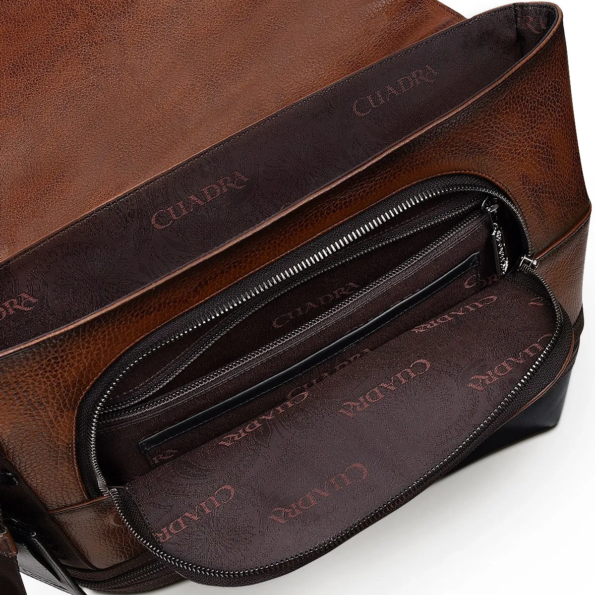 BOC08TI - Cuadra chocolate shark casual crossbody messenger for men / women