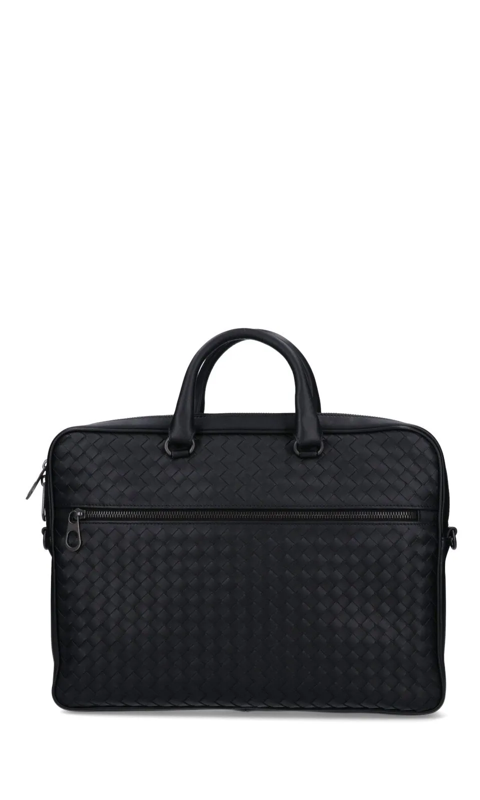 Bottega Veneta Woven Detail Briefcase