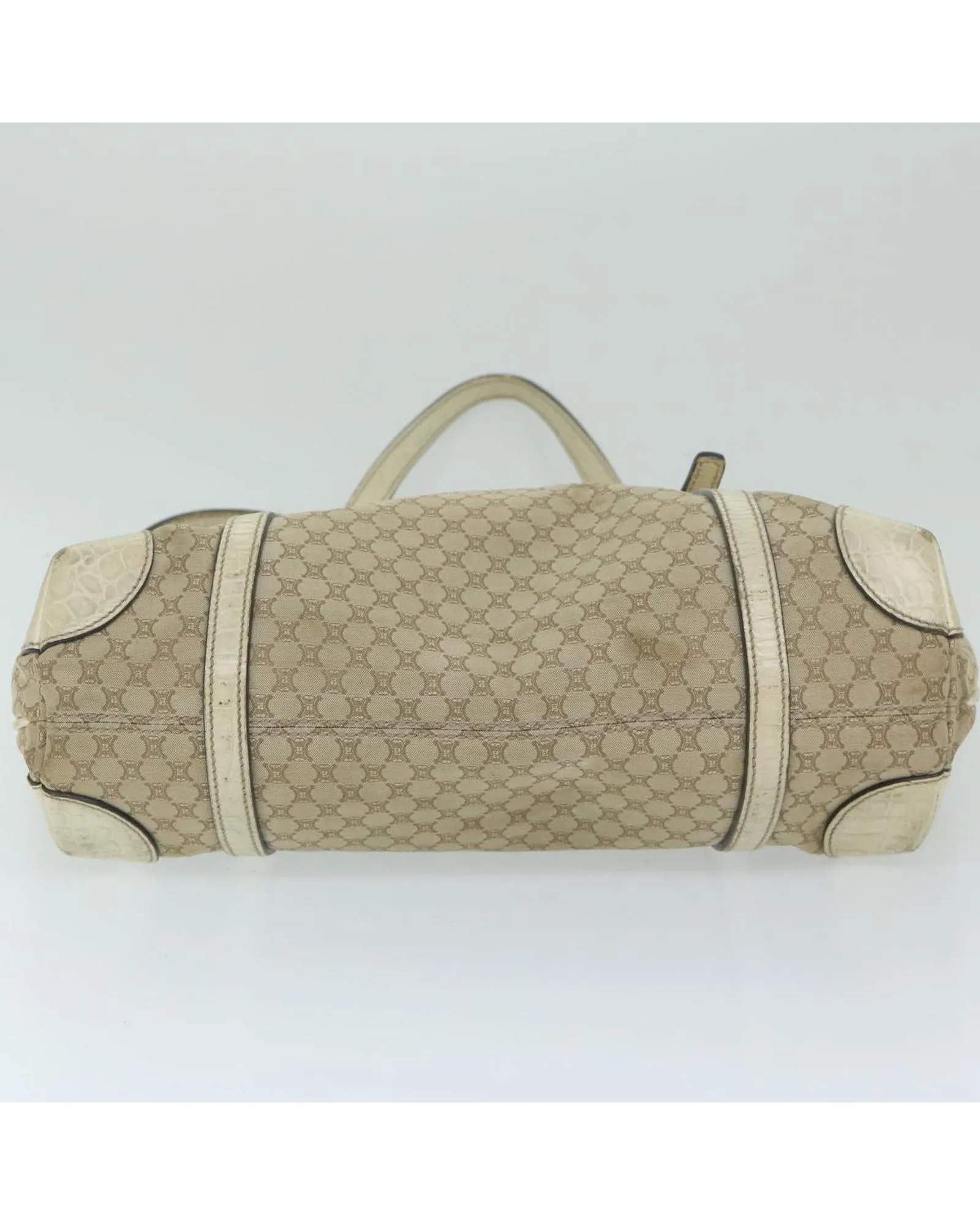 CELINE Cabas Phantom Beige Canvas Tote Bag