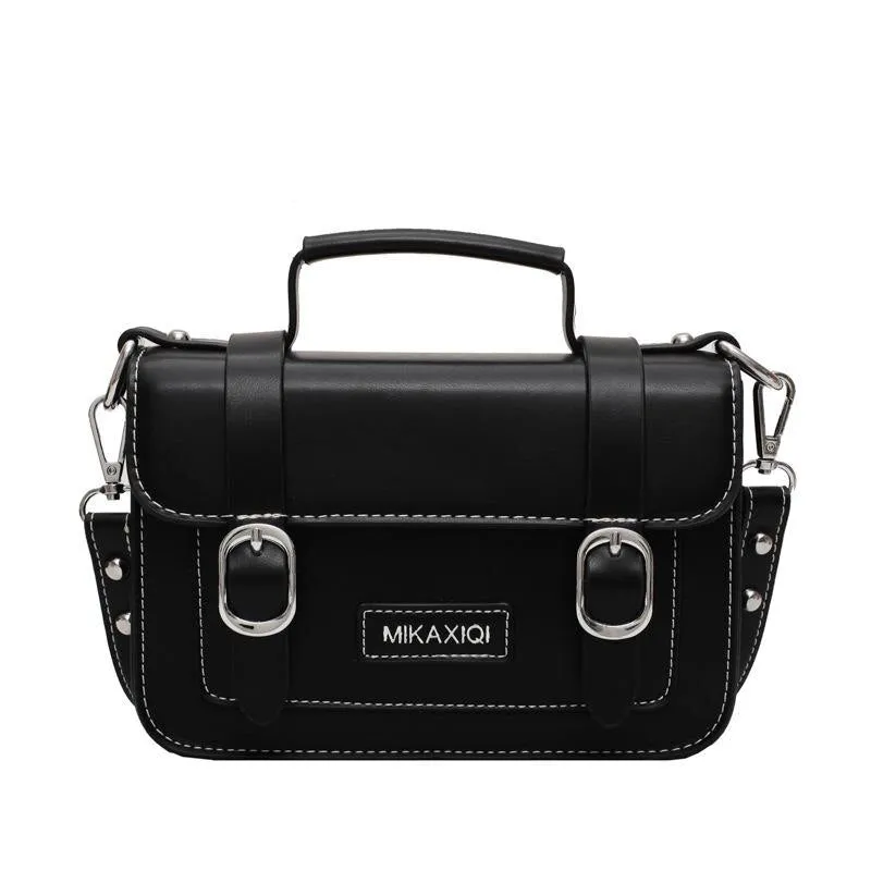 Christmas Gift Contrast Color Female Tote Bag Pu Leather Crossbody Bags For Women 2020 Summer Shoulder Handbags Female Travel Cross Body Bag
