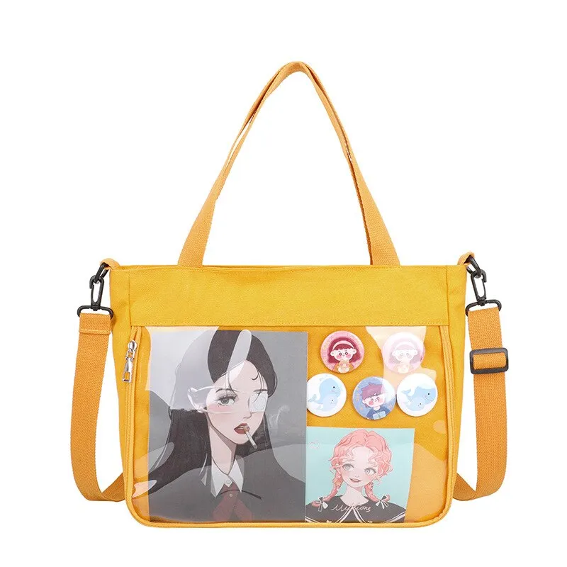 Christmas Gift Ita Bag Japan Style 2020 New Cute Clear Removable Decorative Layer Cute Purse For Teens Girls Sweet Lovely Package Itabag qy052