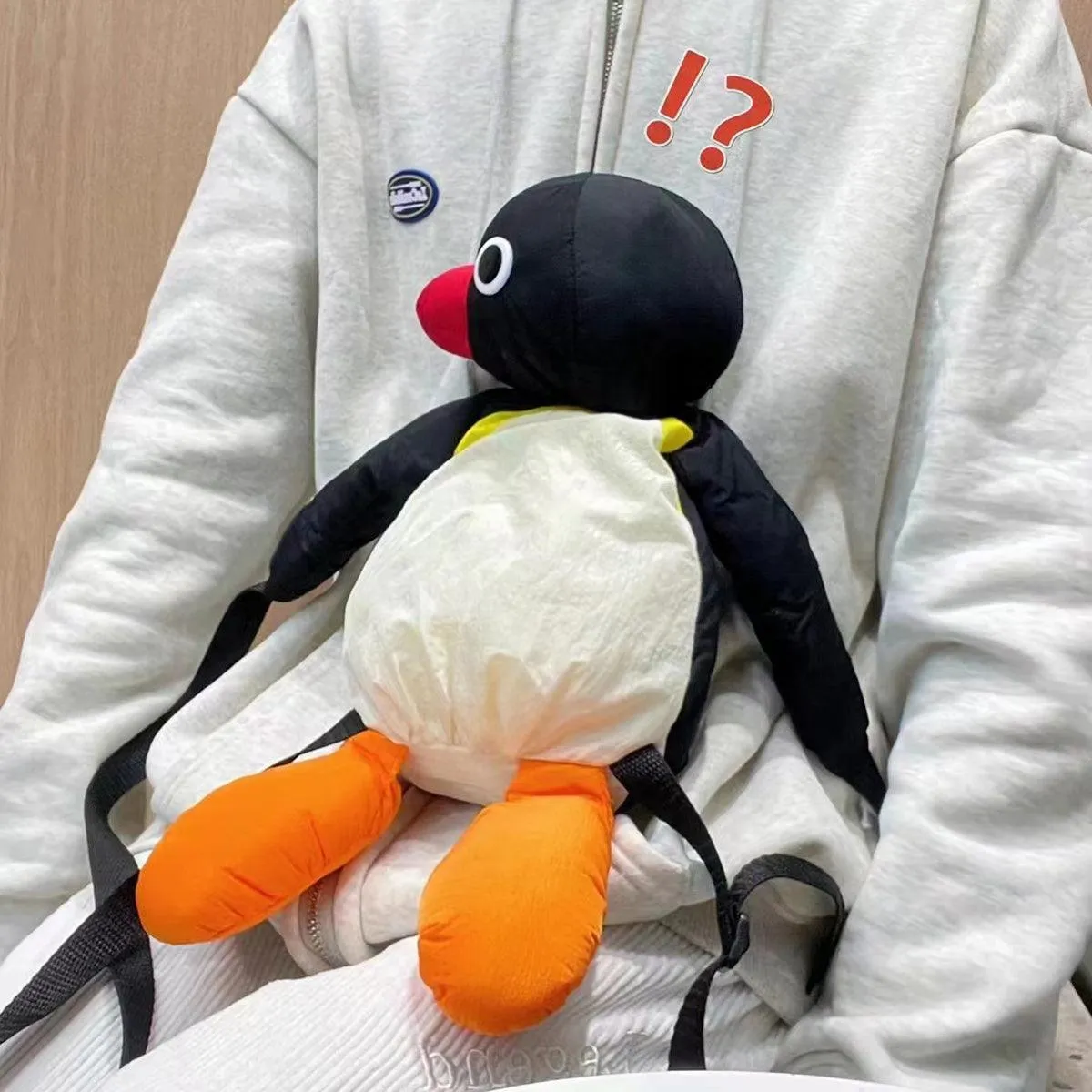 Cute Pingu Penguin Backpack