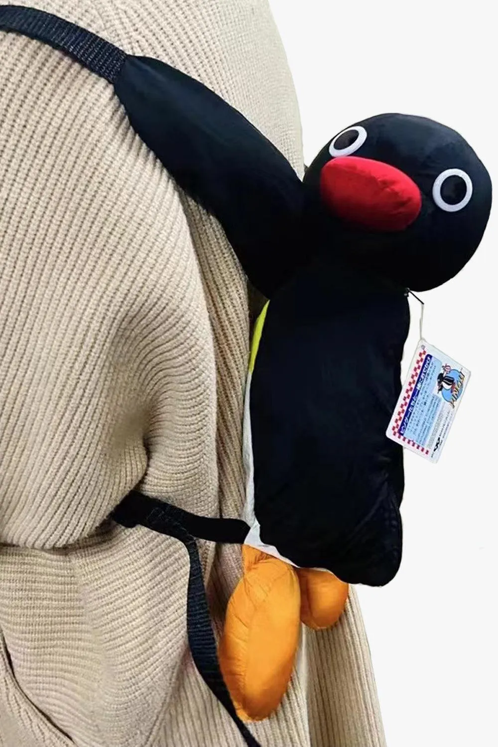 Cute Pingu Penguin Backpack