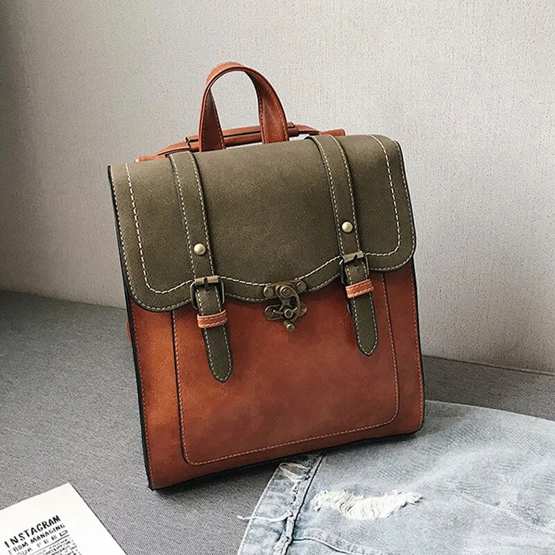 Dark Academia Backpack Vintage Locker