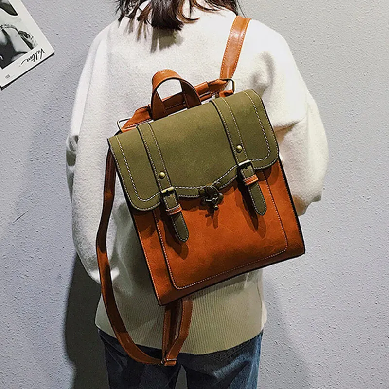 Dark Academia Backpack Vintage Locker