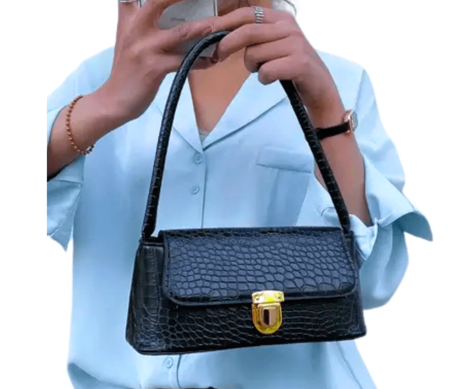 Handbags Crocodile Pattern Luxurious