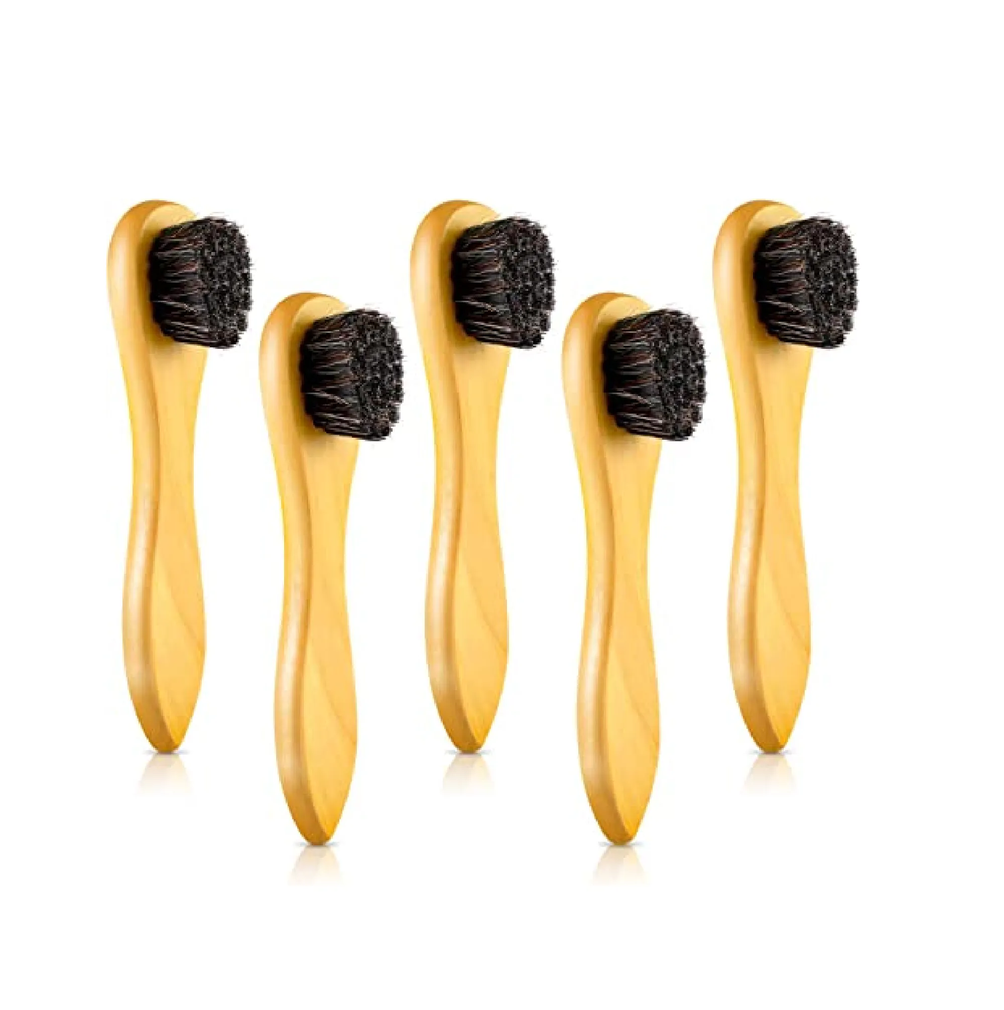 Jovitec 5 Pack Dauber Brush Shoes Polish Brush