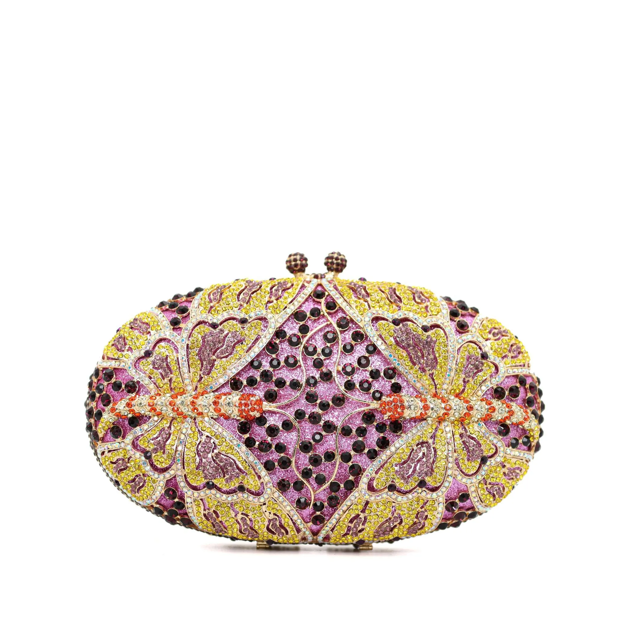 Parallel Butterfly Clutch Purse