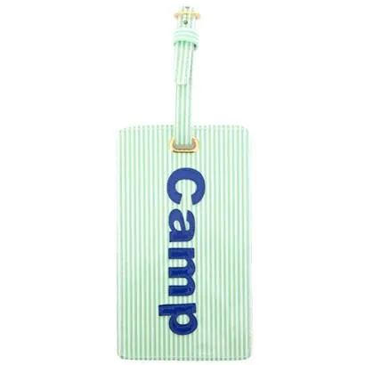 "Camp" Luggage Tag