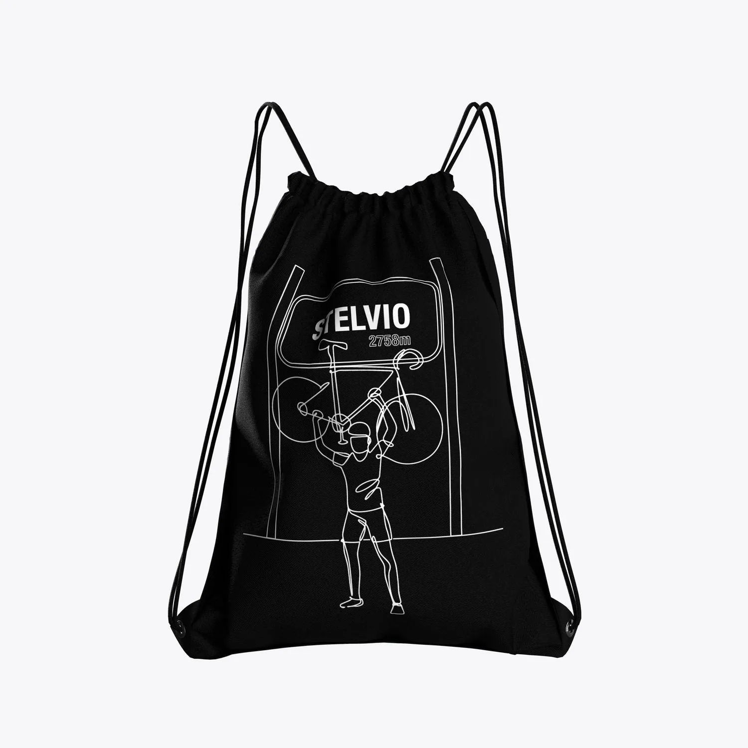 SC Stelvio Finisher Cotton Drawstring Bag