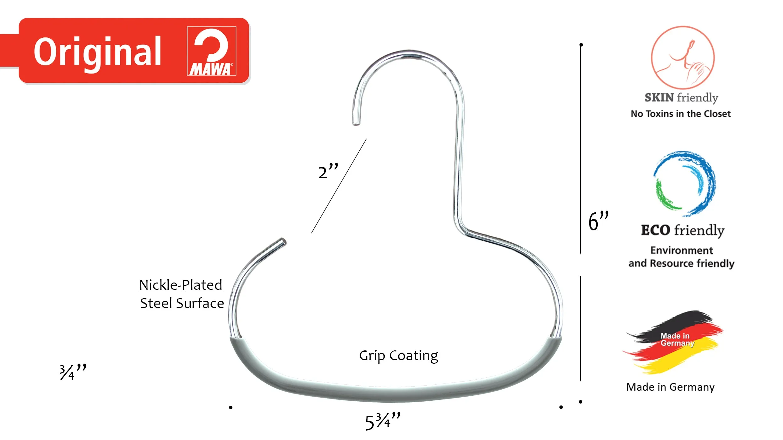 Scarf Hanger, G1, Silver