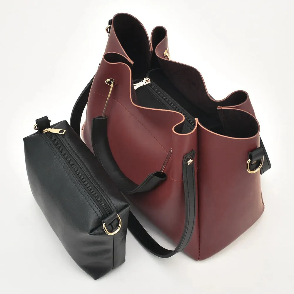 ZARA  MAROON HANDBAG